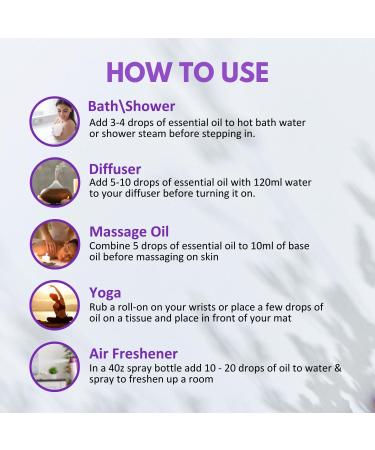 Natural Sandalwood & Lavender Essential Oil - 2x30ml - Buy Online on GoSupps.com