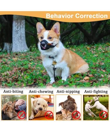Mayerzon Adjustable Dog Muzzle - Breathable Airline Approved for Small Medium & Large Dogs | Black S - Prevent Biting Barking & Chewing - Buy Online on GoSupps.com