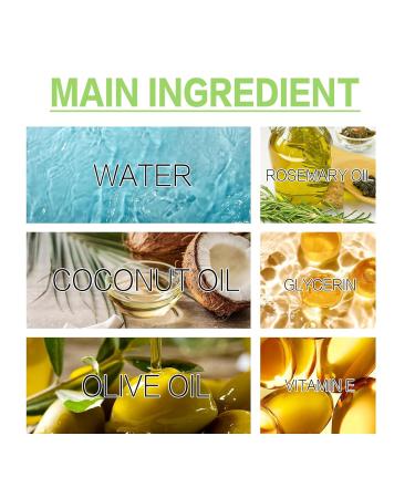 Natural Rosemary Hair & Body Oil Set | Nourishing Oil for Hair Growth & Dry Scalp | 3 Pieces - Buy Online on GoSupps.com