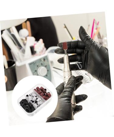 IWOWHERO 1 Box Manicure Circle Nail Bit Nail Drill Bits Sanding Girl Manicure Sand Rings Grinding Polishing Tool Accessory White Diffuser Polishing Tape Resin Abrasive Cloth Boxed - Buy Online on GoSupps.com