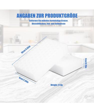 Hoadoek Dirt Eraser Sponge Pack of 10 Magic Wall Eraser Cleaning Sponges for Kitchen Bathroom Living Room Furniture Wall Shoe - Buy Online on GoSupps.com