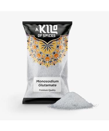 A Kilo of Spices | Monosodium Glutamate MSG Ajinomoto 1 Kg - Elevate Chinese & Asian Flavours - Monosodium Glutamate Seasoning for Stir-Fries Soups and More | Premium Quality MSG Powder 1kg