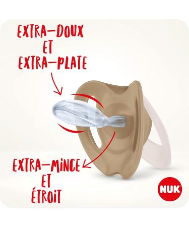 NUK Genius Pacifier Set for Boys - 0-6 Months (2 Pack) | International Shipping Available - Buy Online on GoSupps.com