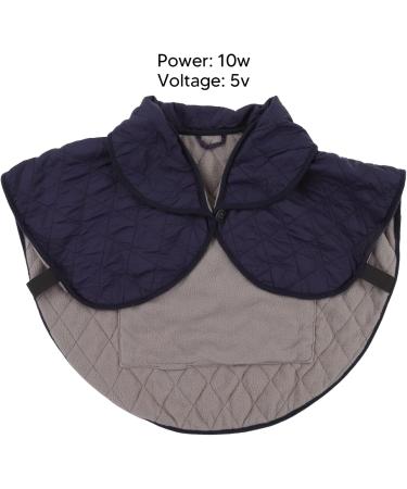 Chiciri Electrical Heating Scarf & Heating Pillow Cold-Resistant Portable Polyester for Seniors (Dark Blue) | International Shipping - Buy Online on GoSupps.com