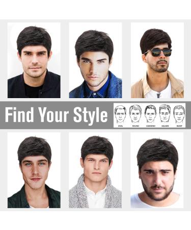 STfantasy Men's Black Short Wavy Wig for Anime Cosplay & Daily Wear - Perfect Costume Wig for Parties & Carnivals - Buy Online on GoSupps.com