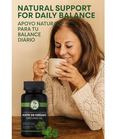 HIGH SUPREME Oregano Oil Capsules 60 Capsules (500 mg Each) Essential Oil of Oregano Antioxidant & Immune Support Natural Plant-Based Supplement Non-GMO - Buy Online on GoSupps.com