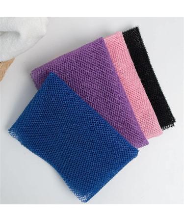 African Exfoliating Net Bath Sponge Set - 4 Pieces | Shower Body Scrubber for Smooth Skin - Buy Online on GoSupps.com