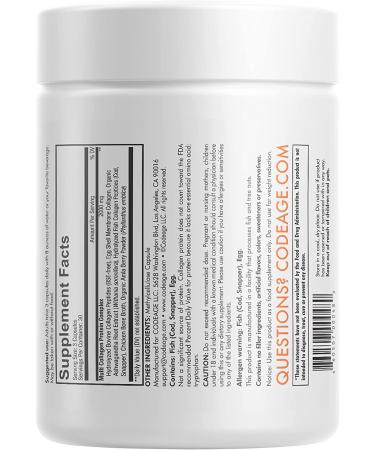 CodeAge Hydrolyzed Multi Collagen 90 Capsules - Advance Skin, Hair & Joint Support - Buy Online on GoSupps.com