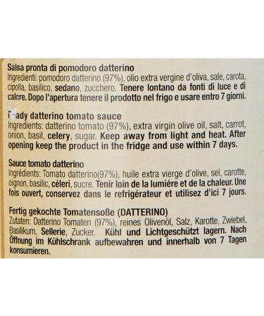 Agromonte salsa pronta di datterino cl.33 (1000034008) - Buy Online on GoSupps.com