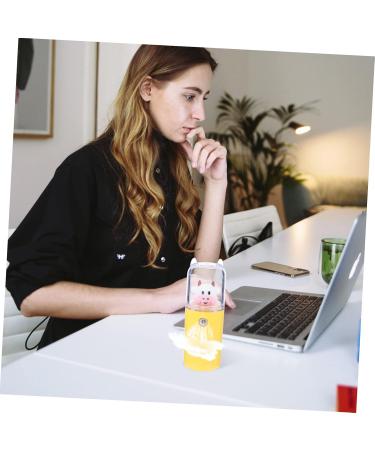 Balacoo Personal Humidifier Moisturizer Mini Travel Steamer Mini Humidifier Spray Cartoon Humidifier Carry Plate 3.8x3.8x10.8cm Yellow - Buy Online on GoSupps.com