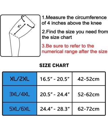 Plus Size Hinged Knee Brace for Meniscus Tear & Arthritis Pain Relief - 5XL/6XL - Buy Online on GoSupps.com