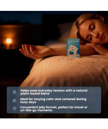 HolyTime Ashwagandha Jelly KSM-66 & Vitamin D2 Plant-Based Herbal Blend for Relaxation, Stress Support & Metabolism Natural Flavor, Balance (2) - Buy Online on GoSupps.com