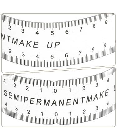 Milisten Eyebrow Stencil & Shaping Template - Reusable Microblading Ruler for DIY Makeup - Buy Online on GoSupps.com