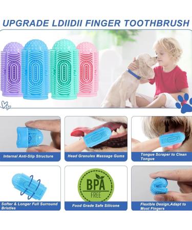 4 PCS Cat Toothbrush Dog Toothbrush Puppy Toothbrush Dog Teeth Cleaning Finger Toothbrush for Dogs Dog Toothbrush Finger Cat Finger Toothbrush Finger Toothbrush Dog - Buy Online on GoSupps.com
