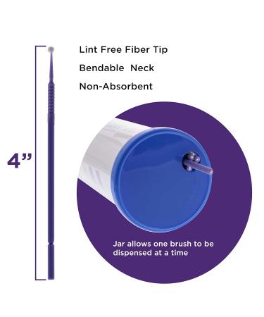 TCP Global 400 Eyelash Extension Micro Brushes - Superfine to Medium Disposable Applicators for Makeup & Paint Touch-Ups | International Shipping - Buy Online on GoSupps.com