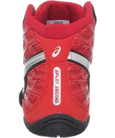 ASICS Split Second 9 Men's Wrestling Shoes - Red/Silver/Black - Size 10.5 - Buy Online on GoSupps.com