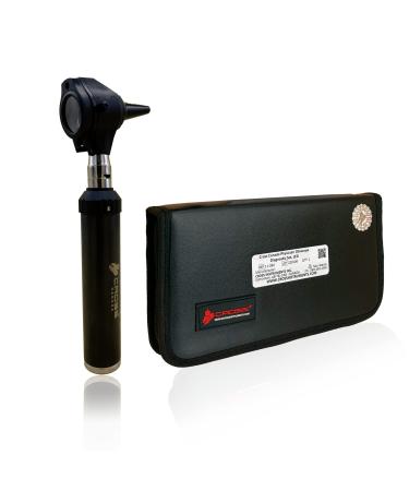 Cross Canada Physician LED Otoscope Diagnostic Set Professional Otoscope for Physician Medical Student Nursing Student Doctor Nurse (Black)