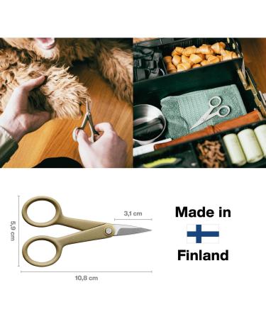 Fiskars Renew 1062548 Manicure Scissors 10 cm- Recycled Stainless Steel/Plastic, 100% Recyclable Materials - Buy Online on GoSupps.com