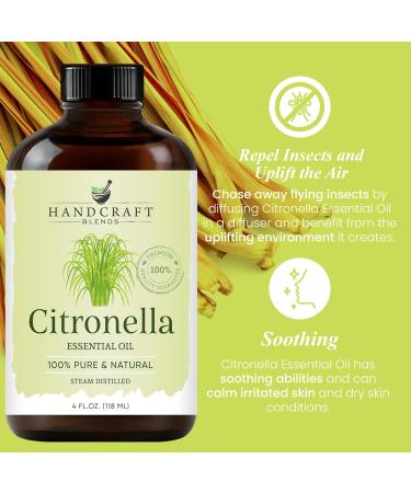 Handcraft Blends Minty Fresh Air Set: Citronella and Spearmint Essential Oils (2 x 4 Fl Oz) 100% Pure & Natural for Diffuser Aromatherapy and DIY Projects - Buy Online on GoSupps.com