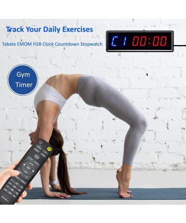 BTBSIGN LED Interval Timer for Home Gym Fitness - Blue+Red - Buy Online on GoSupps.com
