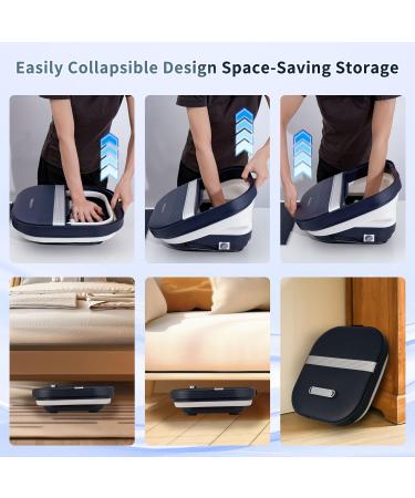 Collapsible Foot Bath Spa with Heat & Massage - Ultimate Pedicure Kit with Remote Control & Bubble Features - Buy Online on GoSupps.com