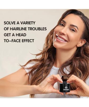 Buy Medium Brown Approach Powder - Hair Concealer & Sealing Base with Mirror Sponge for Receding Hairlines - International Shipping Available - Buy Online on GoSupps.com