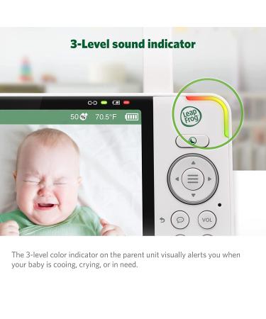 LeapFrog LF915HD Video Baby Monitor with 5 720p HD LCD Display, Pan/Tilt Camera, Night Vision & Two-Way Intercom - Buy Online on GoSupps.com