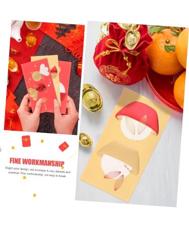 ABOOFAN 36 Pcs 2023 Year of The Rabbit Red Packets 2023 Zodiac Red Packet Money Packet Chinese Hongbao 2023 Chinese Red Money Envelope 2023 Spring Festival Red Bag Asia Paper Chinese Style - Buy Online on GoSupps.com