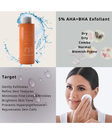 New Paradise Glycolic Acid Toner - 5% AHA + BHA for Pore Refinement & Radiant Skin | International Shipping Available - Buy Online on GoSupps.com