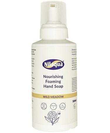 Nilaqua Nourishing Vitamin E Foaming Hand Soap | Soft & Kind Foaming Hand Soap | Suitable For All Skin Types - Wild Meadow Fragrance | Paraben Free | Vegan Friendly
