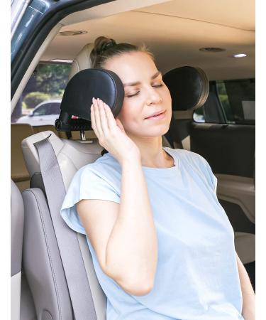 Buy Oasser Removable Neck Support Pillow - Adjustable Leather Car Headrest for Children & Adults - Side Neck Cushion - Buy Online on GoSupps.com