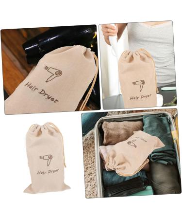 JOINPAYA Linen Hair Dryer Bag Duffel Bags for Traveling Hair Dryers Hair Dryer Bag Drawstring Burlap Bag Universal Jewelry Bag - Buy Online on GoSupps.com