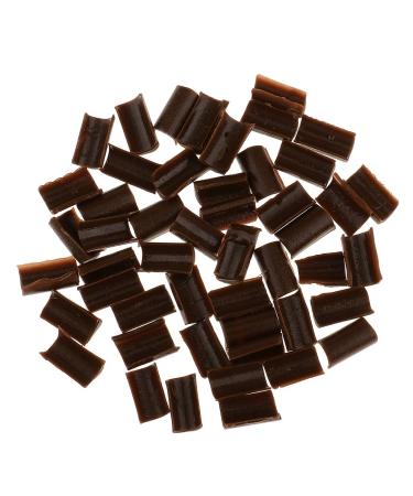 50pcs Keratin Glue Grain Granules for Hair Extension Brown
