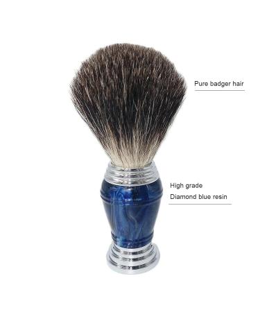 Magyfosia Razor Hobel Starter Set | MACH 3 Blades Shaving Soap Brush & Stand | Ideal Gift for Men 50+ | 4-Piece Luxury Shaving Set - Buy Online on GoSupps.com