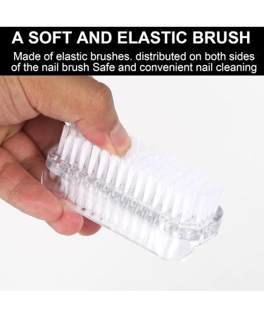 10-Piece Double-Sided Nail Brush Set with Hard Bristles & 5 Nail Files - Perfect for Hand Washing & Bathroom Sink Cleaning - Buy Online on GoSupps.com