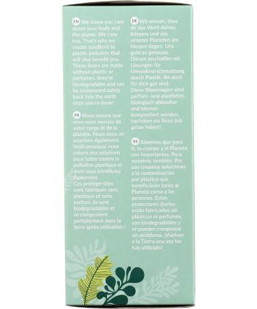 Natracare Organic Curved Panty Liners - 30 Count Pack, 100% Organic Cotton - Buy Online on GoSupps.com