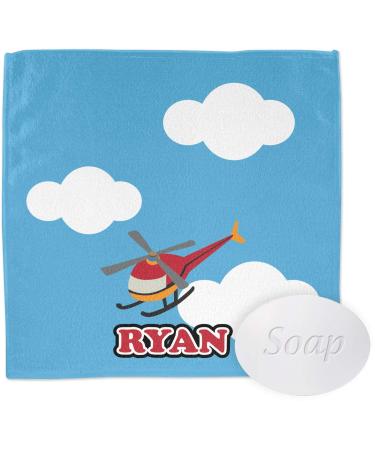 YouCustomizeIt Personalized Helicopter Washcloth
