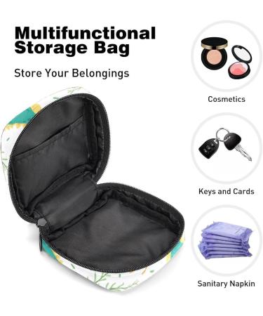 Colorful Dinosaur Menstrual Cup Pouch - Portable Period Bag for Women & Teens | Sanitary Napkin Storage & Nursing Pad Holder - Multi-colored - Buy Online on GoSupps.com