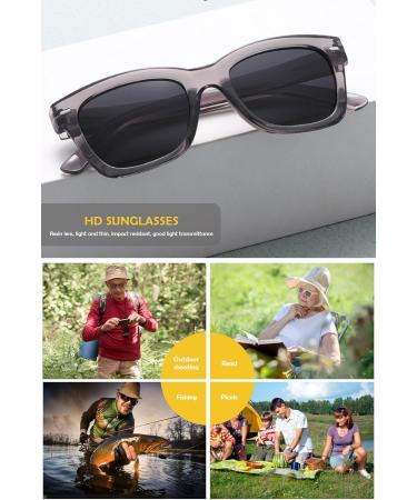 Koosufa Sunny Reading Glasses - Stylish Sun Protection with Prescription Options for Men & Women - Feather Hinge Outdoor Readers (0.0 to 4.0 x) - Buy Online on GoSupps.com
