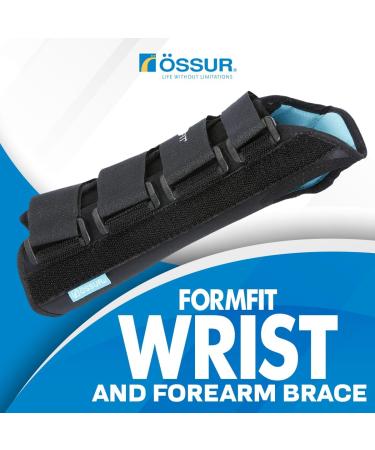 Ossur Formfit Wrist & Forearm Brace Tendonitis Carpal Tunnel Post-Cast Healing | Breathable Custom Fit Left Large | Optimize Recovery & Comfort - Buy Online on GoSupps.com