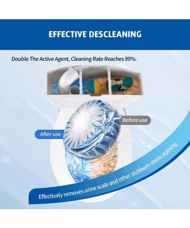 AIR U+ 12 Pcs Toilet Bowl Tablets  Toilet bowl Cleaner tablets for Descaling & Deodorizing  Efficient Cleaning Toilet Tank Cleaner tablets  Slow-Release Technology Long-lasting 300 brushes per pc  Mild Fresh Pine Scent 1.  - Buy Online on GoSupps.com