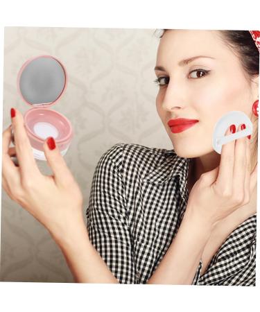 Outanaya 2pcs Portable Powder Box Blusher Powder Jar Face Powder Jar Foundation Powder Jar Kit Black Plastic - Buy Online on GoSupps.com