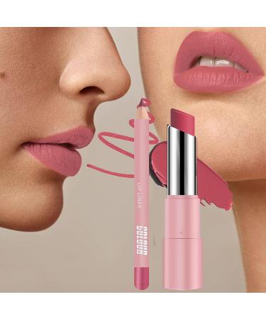 Tinted Lip Balm - Tinted Lipstick - Long-Lasting Nourishing Plumping Effect Non-Sticky Matte Finish for Cold Weather Nighttime and Everyday Makeup - Buy Online on GoSupps.com