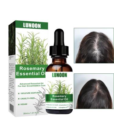 Huaxingda rosemary hair oil |60 ml hanic fertilizer essential oil essential oil natural bio-anti-hair failure oil nourishes the scalp stimulates growth improves blood circulation nourishes