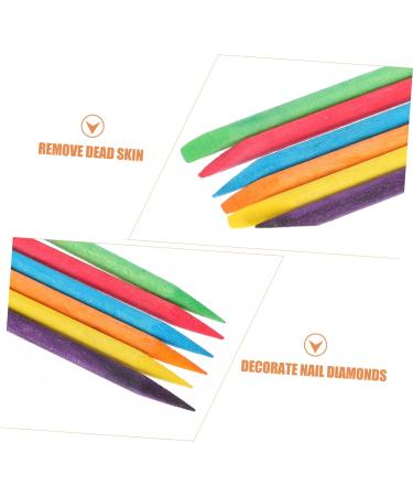 Beaupretty Nail Orange Stick Manicure Rod Nail Cuticle Multipurpose Tool Nail Polish Remover Cuticle Pusher Wooden Orange Wood Cuticle Sticks Wooden Nail Pusher Birch Cleaning Stick Wood - Buy Online on GoSupps.com