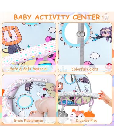 Hotut Baby Car Seat Toy Set | Activity Toys with Mirrors & Hanging Toys for Infants 0-12 Months - Ideal for Car Rides - Buy Online on GoSupps.com