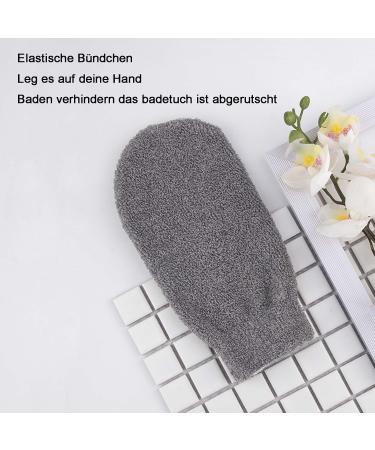 6 Pieces Exfoliating Peeling Gloves - Daily Skin Care Shower & Bath Body Gloves - Buy Online on GoSupps.com