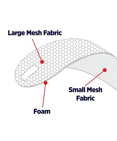 DONNA Deluxe Foam Mesh Wrap | Olive & Vitamin E Treated Headband for Curly Hair Care Face Wash & Makeup | 1PC RED COLOR - Buy Online on GoSupps.com