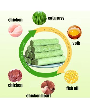 Berdexa Cat Grass Teething Sticks Verdexa Cat Grass Teething Sticks for Indoor Cats Cat Grass Chew Stick Cat Chew Stick Natural Molar Rod Increase Appetite (1Bucket) - Buy Online on GoSupps.com
