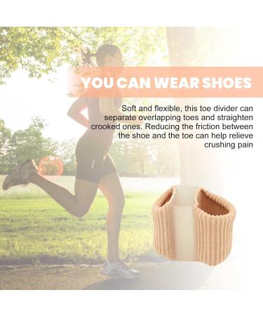 Bunion Corrector Toe Separators - 12 Pack Breathable Gel with 2 Loops for Women and Men - Overlapping Toes Straightener - Size L - Buy Online on GoSupps.com